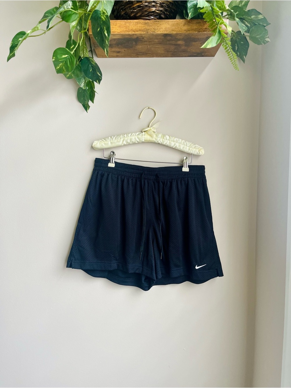 Nike Women's Black Athletic Mesh Running Shorts